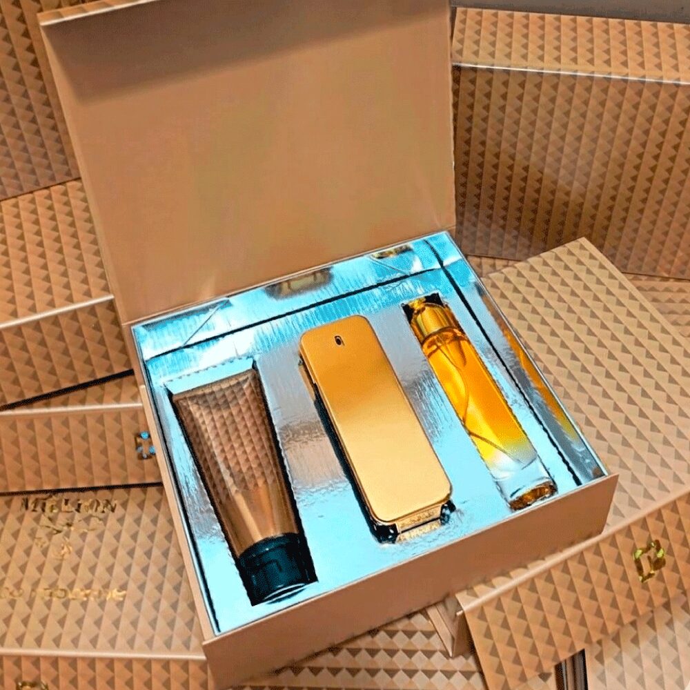 Aroma 758 Fragancia Inspirada Estuche 1 Million + Splash + Crema